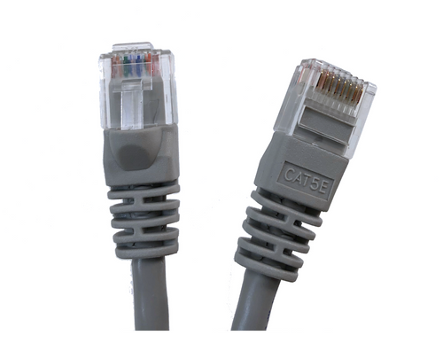 100ft Cat5E UTP Patch Cable (Gray)