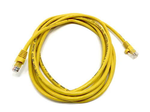10ft Cat5E UTP Patch Cable (Yellow)