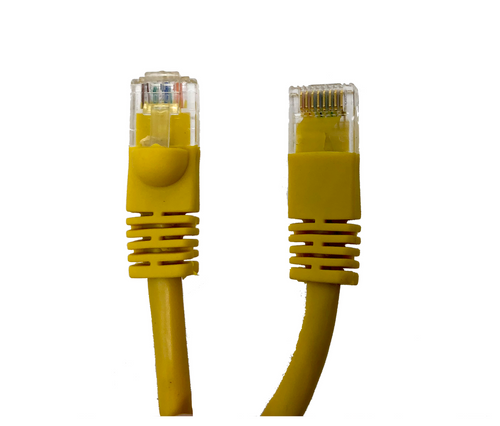 1ft Cat5E UTP Patch Cable (Yellow)