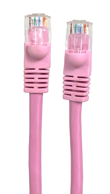 1ft Cat5E UTP Patch Cable (Pink)