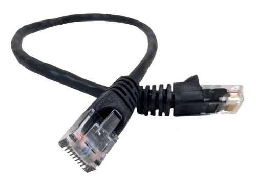 1ft Cat5E UTP Patch Cable (Black)