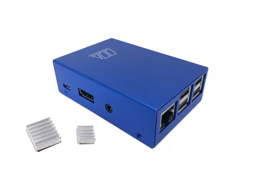 Aluminum Raspberry Pi 3 Model B/B+ Case (Blue)