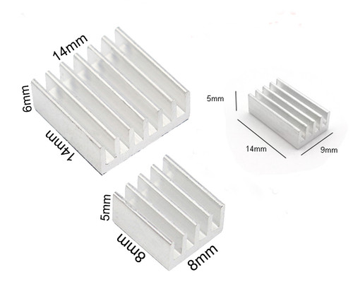 Aluminum Heat Sink Kit for Raspberry Pi