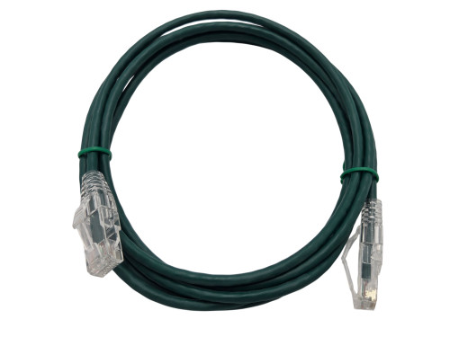 Cat6A Ultra Slim Patch (28AWG) Cable (Green)