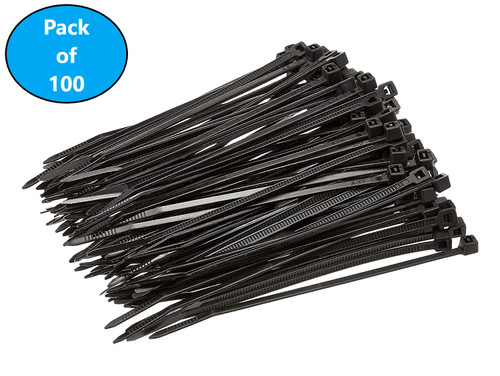 4 Inch Cable Zip Tie 17-Lbs Multi-Purpose Self-Locking (100-Pack) 4 Inch Cable Zip Tie 17-Lbs Multi-Purpose Self-Locking (100-Pack)