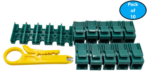 CAT6 Unshielded Punch Down Keystone Jack