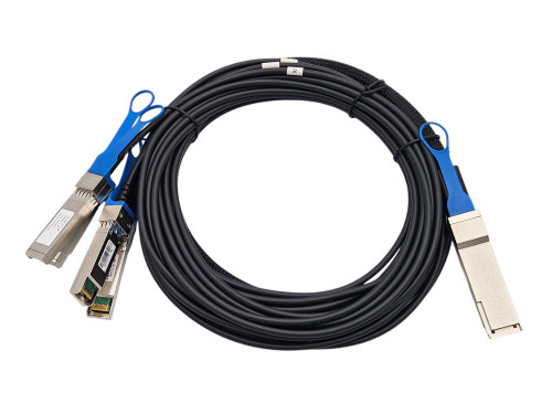 3 Meter QSFP+ to 4x SFP+ Copper Breakout DAC Juniper QFX Compatible 3 Meter QSFP+ to 4x SFP+ Copper Breakout DAC Juniper QFX Compatible