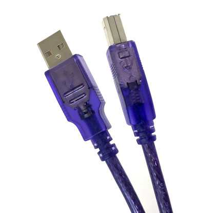 6 Feet USB 2.0 USB-A to USB-B M/M Cable (Grape) - Micro Connectors, Inc.