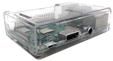 Raspberry Pi 3 Model B+ ケース付き 2台セット Raspberry Pi用ケース[ブラック] ラズパイB+/2B/3B/3B+ アルミ製