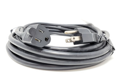 25ft Outdoor Heavy-Duty Power Extension Cable (NEMA 5-15P to NEMA