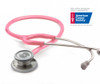 ADC Adscope 608 Convertible Clinician Stethoscope, Breast Cancer Awareness, 608PBCA