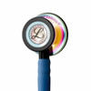 Littmann Cardiology IV Stethoscope, Rainbow Edition, Navy Blue Satin Tube, 6242C