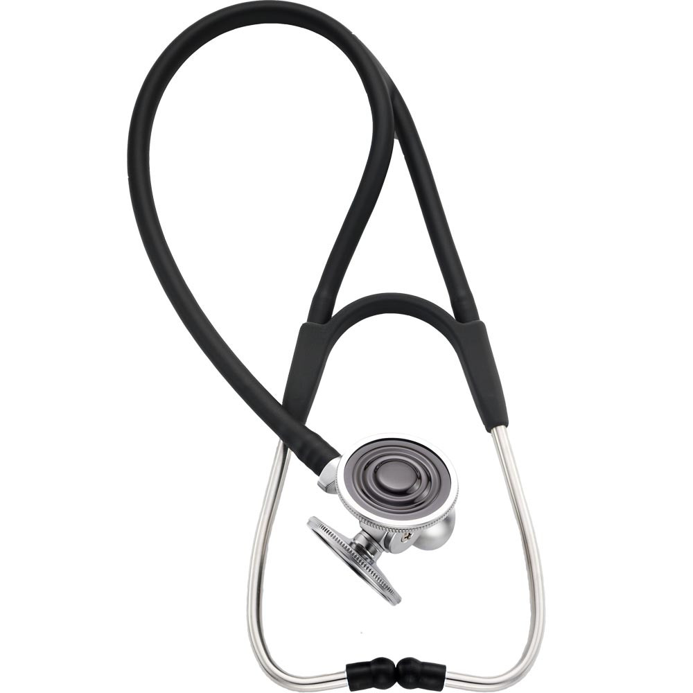 Welch Allyn Harvey DLX Triple Head, Black, 5079 321S - Stethoscope.com