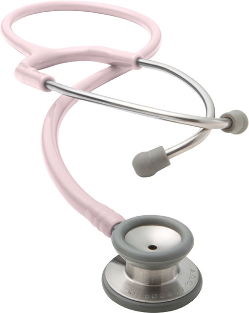 ADC 604 Stainless Pediatric Stethoscope, Pink, 604P - Stethoscope.com