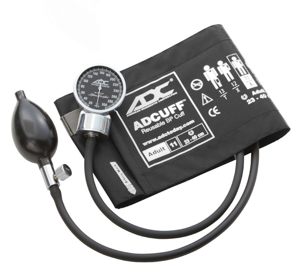 ADC 700 DIAGNOSTIX Aneroid, Adult Cuff, 700-11ABK