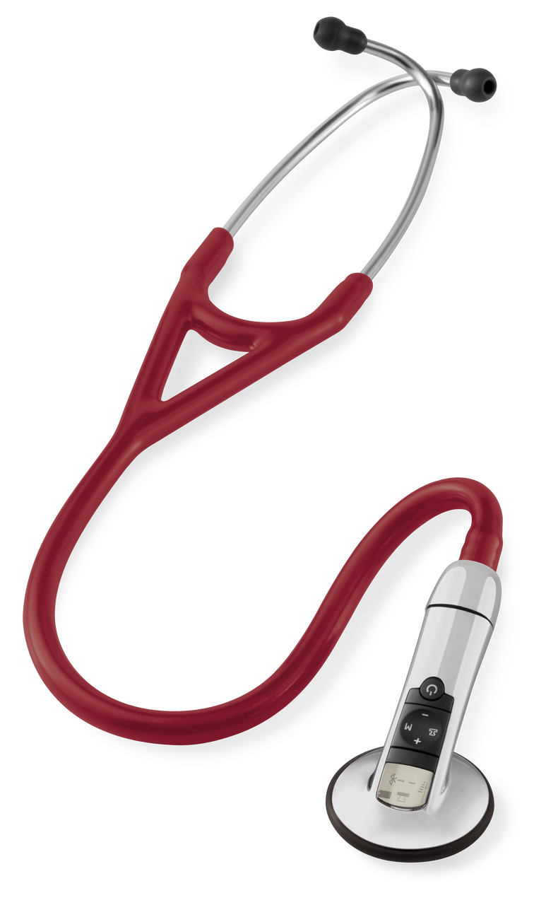 Littmann Electronic Stethoscope Model 3200, Burgundy, 3200BU