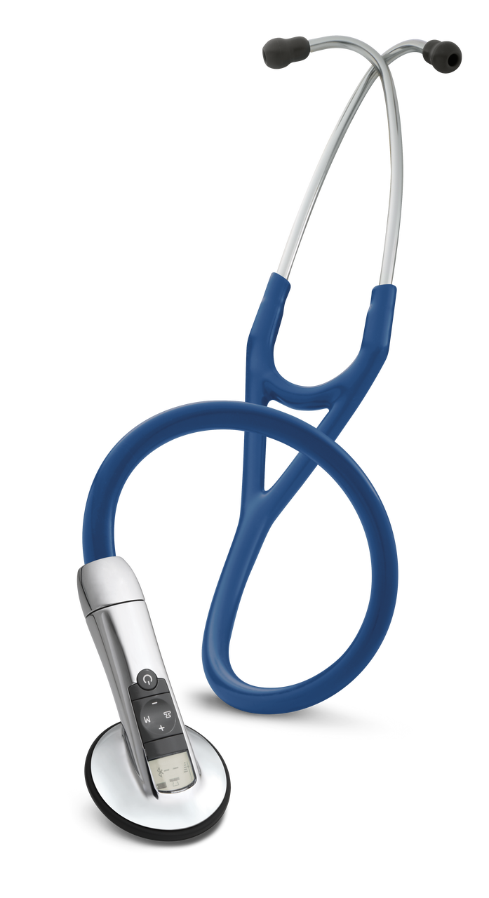 Littmann Electronic Stethoscope Model 3200, Navy, 3200NB
