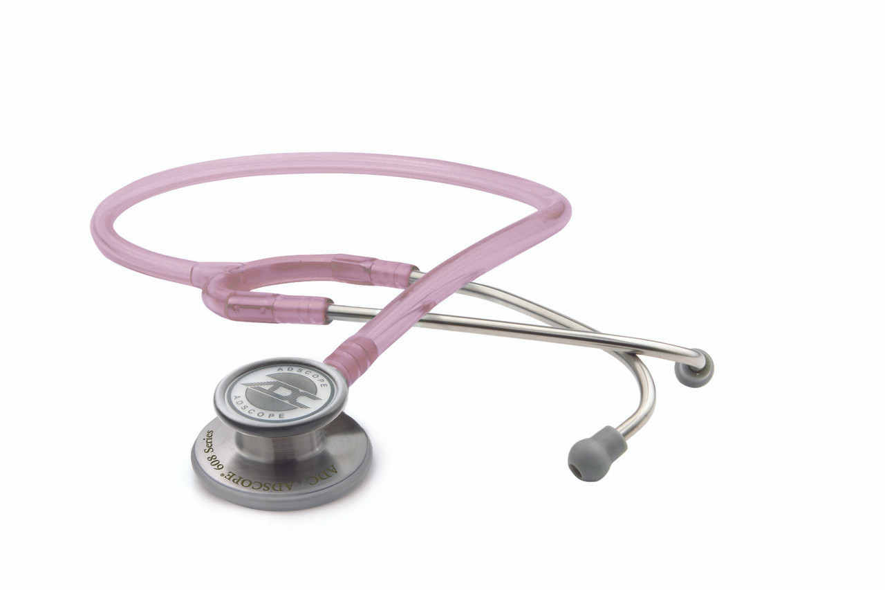 ADC Adscope 608 Convertible Clinician Stethoscope, Frosted Lilac, 608FL