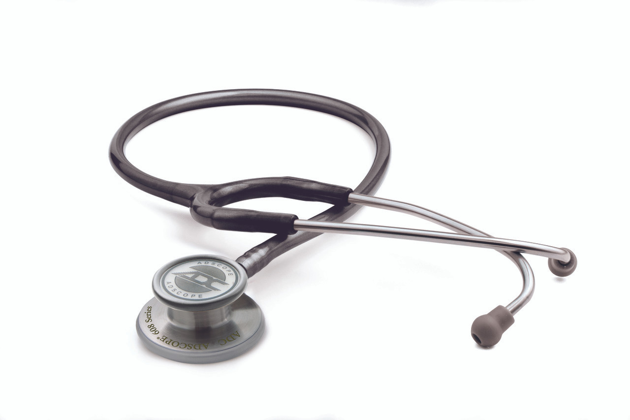 ADC Adscope 608 Convertible Clinician Stethoscope, Metallic Gray, 608MG