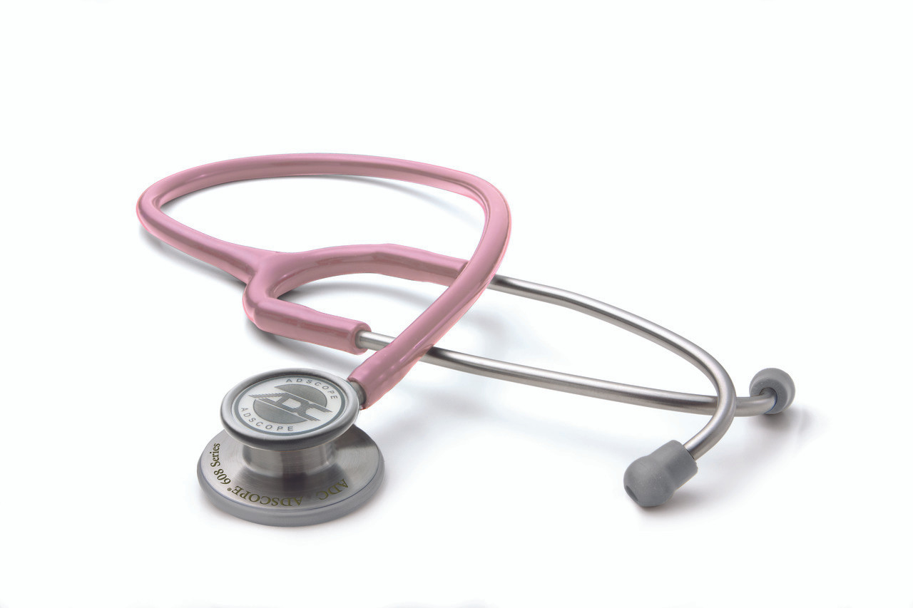 ADC Adscope 608 Convertible Clinician Stethoscope, Pink, 608P