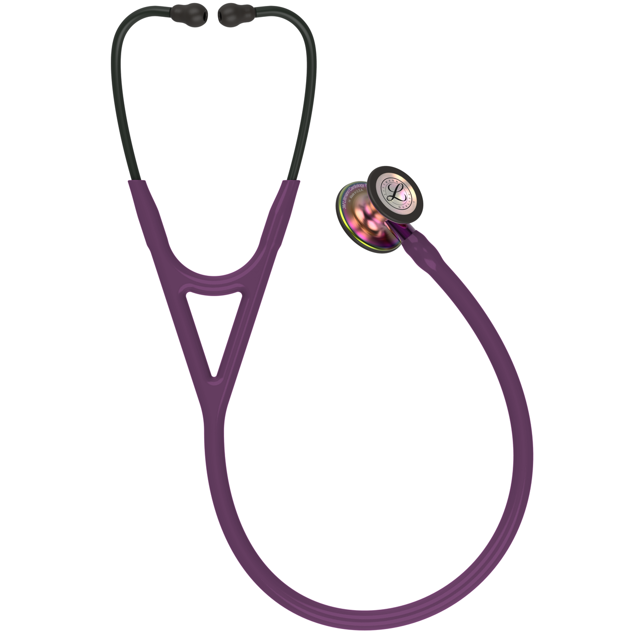Littmann Cardiology IV Stethoscope, Rainbow Plum Black, 6205
