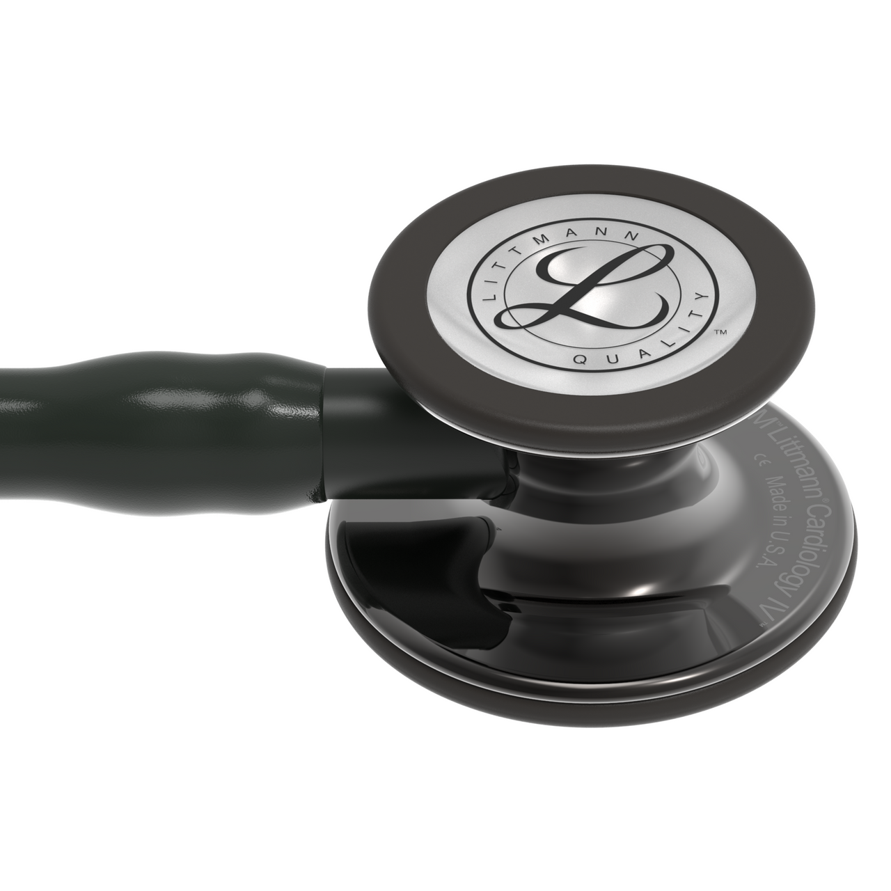 Littmann Cardiology IV Stethoscope, Smoke Black Black, 6232