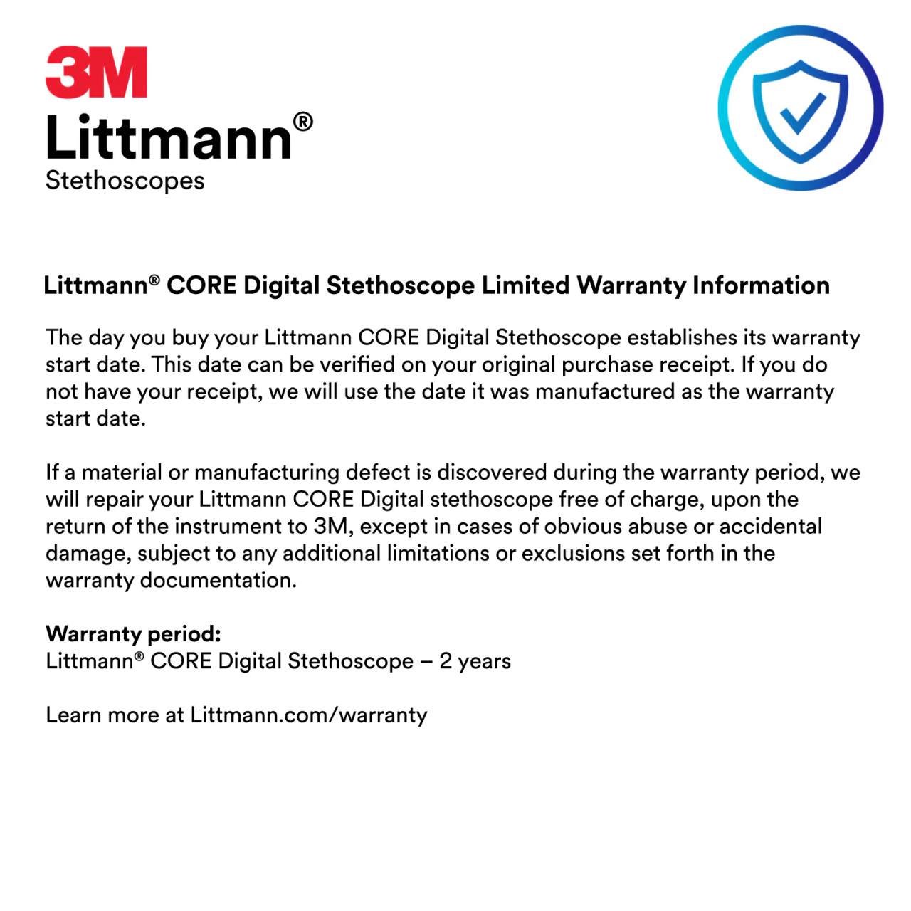 Littmann CORE Digital stethoscope
