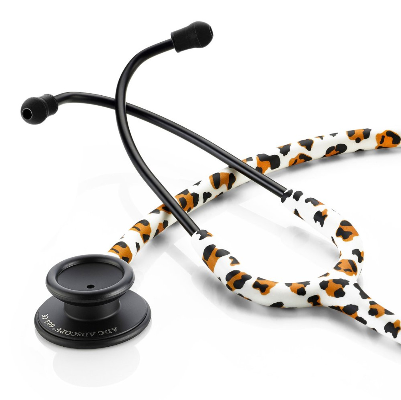 Professional Stethoscope with Leopard Print Design