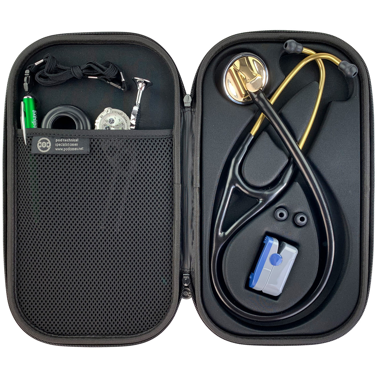 Protective & Portable Case Fits for 3M Littmann Classic III Monitoring  Stethoscope, Accessories Holder for Reflex Hammer, Pen Light & Other  Supplies, Bag for Nurse, Doctor - Black&Carton : Amazon.in: Industrial &