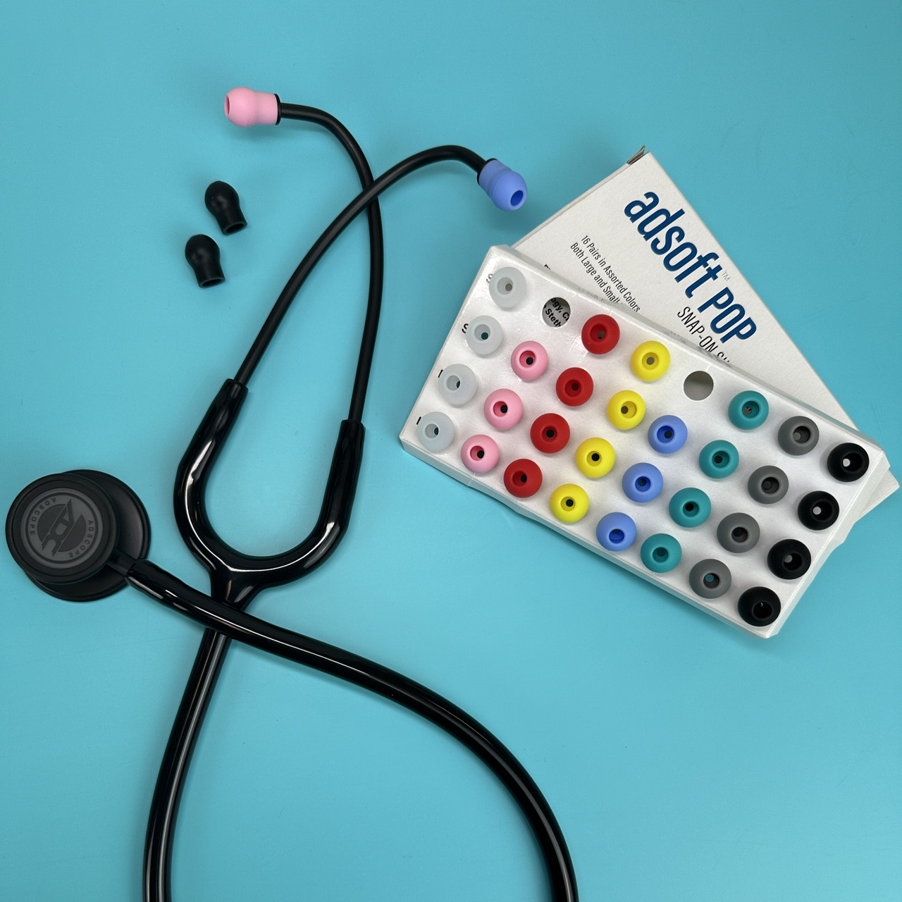 ADSOFT Ear Tip 8-Color Multipack