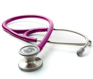 ADC 601 Convertible Advanced Diagnostic Stethoscope, Metallic Raspberry, 601MRS