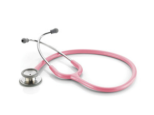ADC 603 Clinician Stethoscope, Breast Cancer Awareness Metallic Pink, 603PBCA