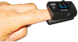 ADC 2100 DIAGNOSTIX Digital Fingertip Pulse Oximeter - Stethoscope.com