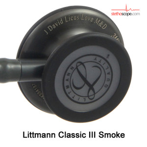 Littmann Classic III Stethoscope, Smoke Lime Blue, 5875