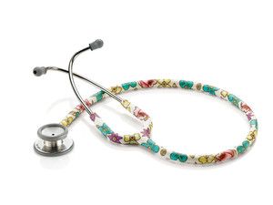 ADC 603 Clinician Stethoscope, Windflower, 603WF