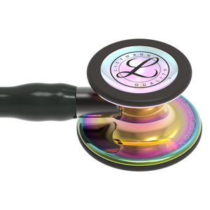 Damaged Box Engrave Error Littmann Cardiology IV Stethoscope, Rainbow Black Black, 6240D