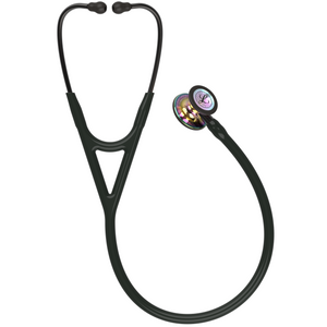 Damaged Box Engrave Error Littmann Cardiology IV Stethoscope, Rainbow Black Black, 6240D