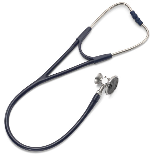 Welch Allyn Harvey DLX Double Head, Navy, 5079 327S - Stethoscope.com