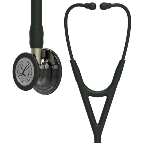 Littmann Cardiology IV Stethoscope, Smoke Black Champagne, 6204