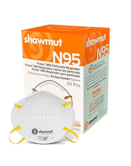 Shawmut N95 Disposable Respirator Model SR9520