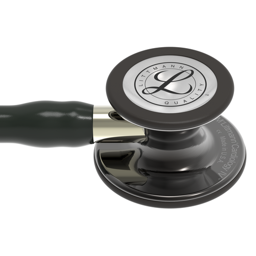 Damaged Box Engrave Error Littmann Cardiology IV Stethoscope, Smoke Black Champagne, 6204D