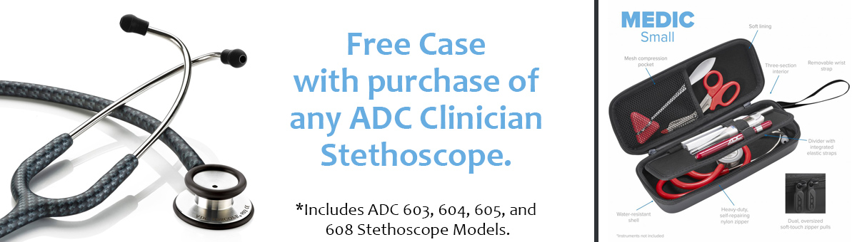 ADC 603 Clinician Stethoscope, Leopard Tactical, 603LPST 