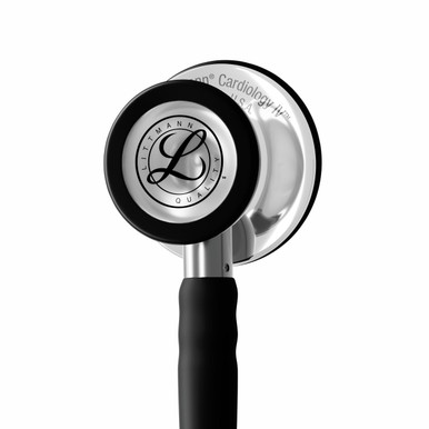 Littmann Cardiology IV Stethoscope, Mirror, Black Satin Tube