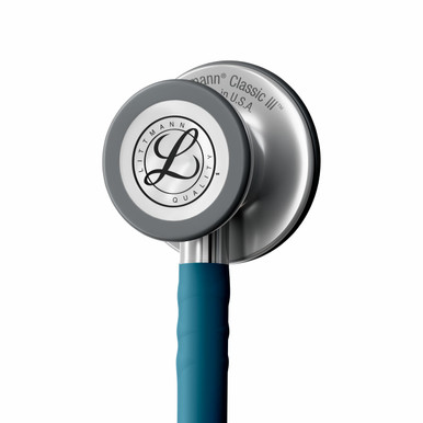 Littmann Classic III Stethoscope, Caribbean Blue Satin Tube 5623C