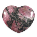 Crystals, Stones & Gems | Polished Heart| Rhodonite