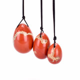 Crystals & Gems | Red Jasper Yoni Egg | Polished Semi-Precious Gem Stone