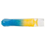 3" Assorted Colosr Swirl Glass Chillums