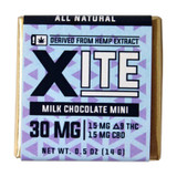 Xite | Milk Chocolate Mini | D9 15mg : CBD 15mg 1:1