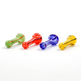 2.5" Assorted Colored Glass Hand Pipes