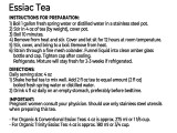 Essiac Loose Leaf Organic Tea By the Ounce